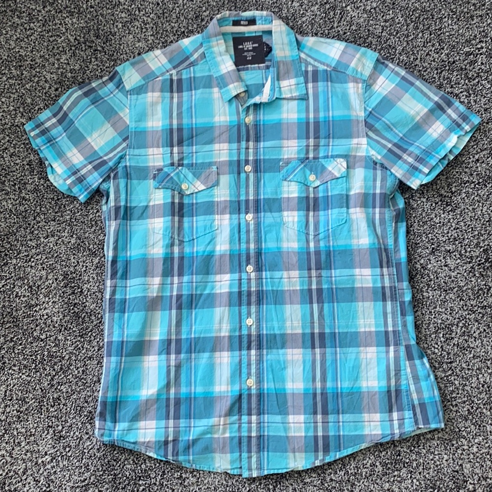 L.O.G.G. Fitted Men’s Button Down Tee - Size L